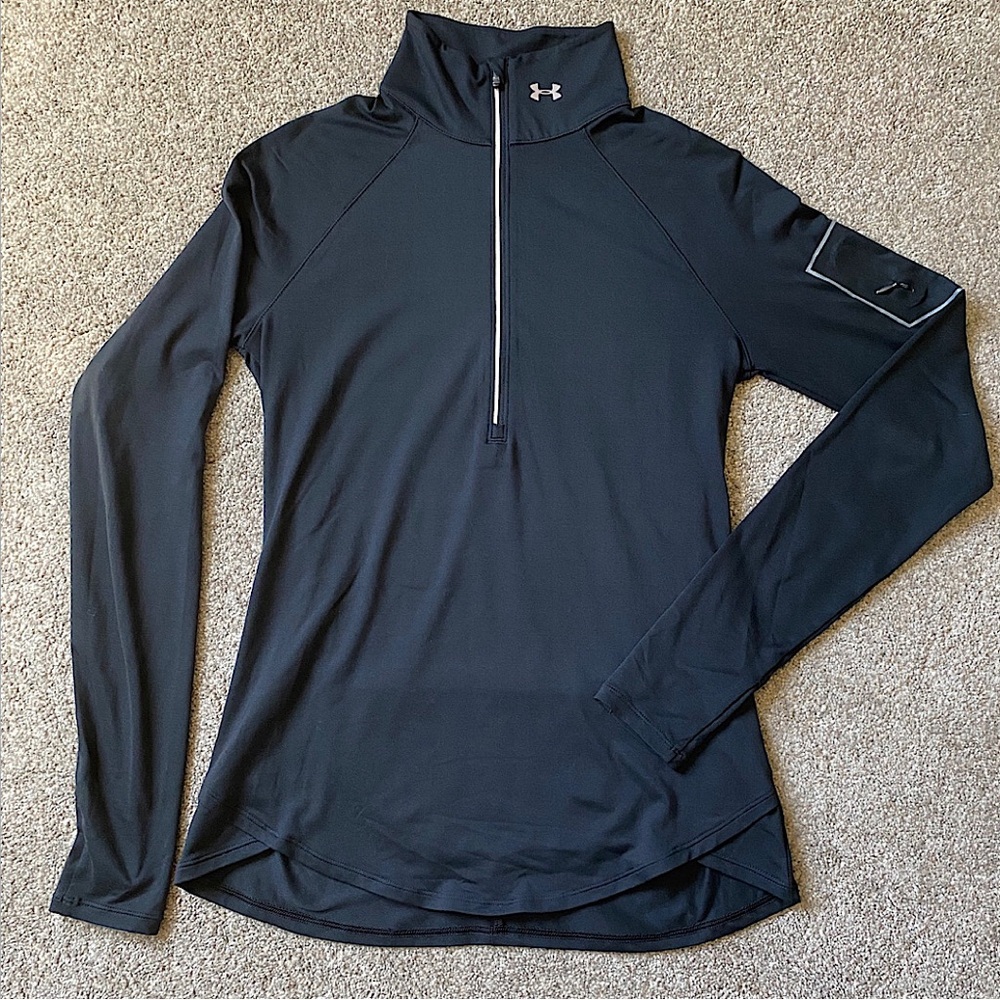 🎉Under Armour Half Zip Pullover, Women’s Size Med, Black